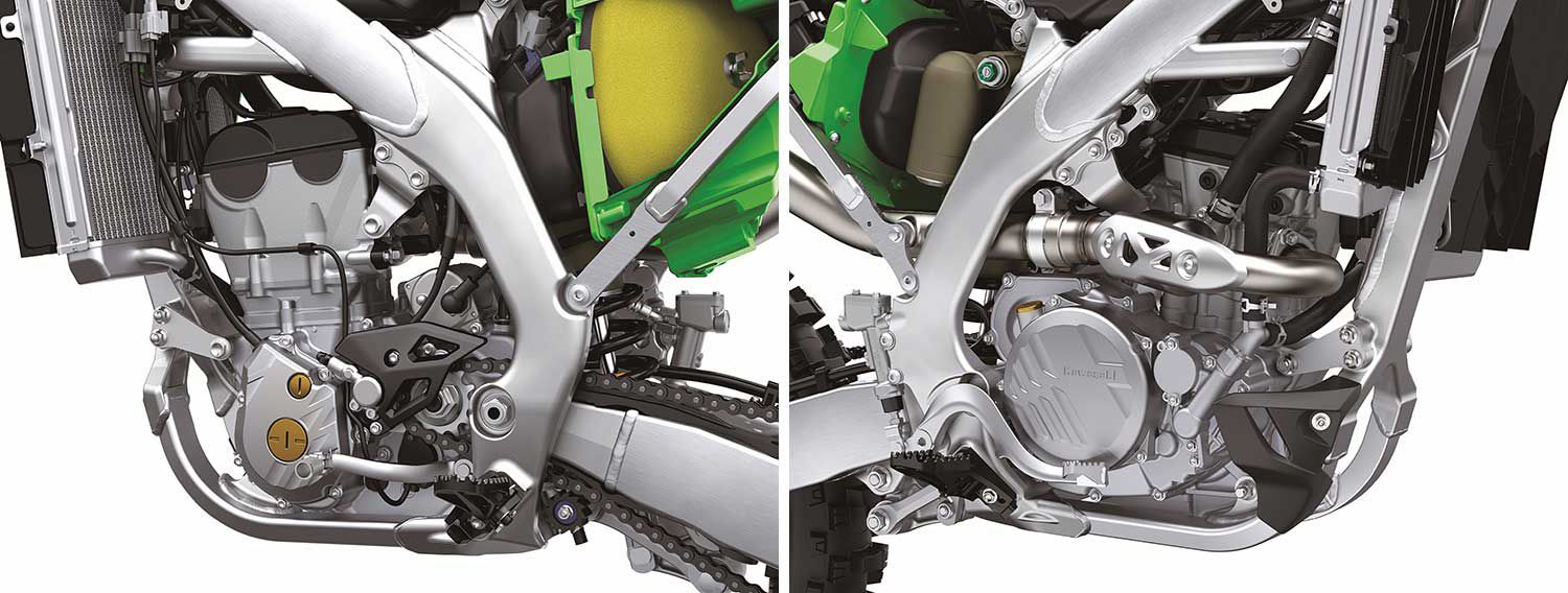 Despite having received a plethora of engine changes for MY20, the KX250 powerplant has been granted further updates for 2021 with the goal of increasing peak power.