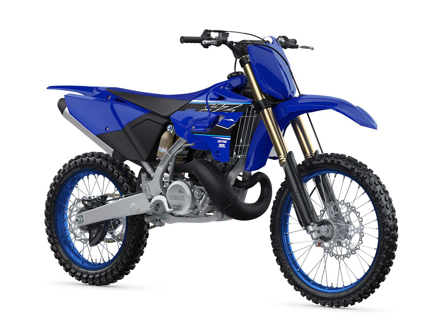Yamaha’s tried-and-true 250 two-stroke motocrosser, the YZ250 returns for 2021 outfitted in the next-generation Team Yamaha Blue graphics and plastics.